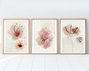 Wallity Huhu205 Pintura Decorativa en MDF Enmarcada (3 Piezas) 35 x 50 cm